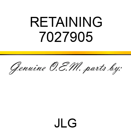 RETAINING 7027905