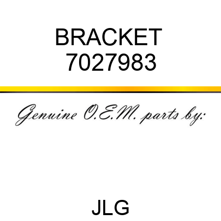 BRACKET  7027983