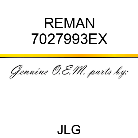 REMAN 7027993EX