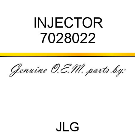INJECTOR 7028022