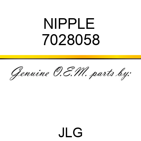 NIPPLE  7028058