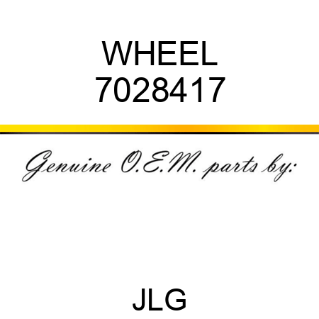 WHEEL 7028417