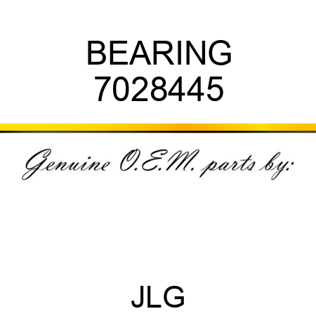 BEARING 7028445