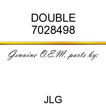 DOUBLE 7028498