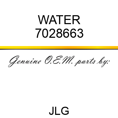 WATER 7028663