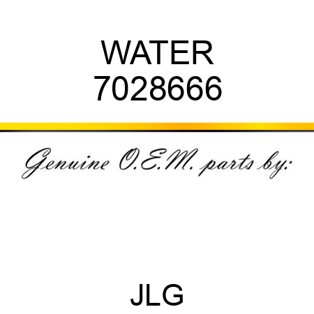 WATER 7028666