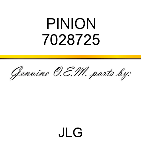PINION 7028725