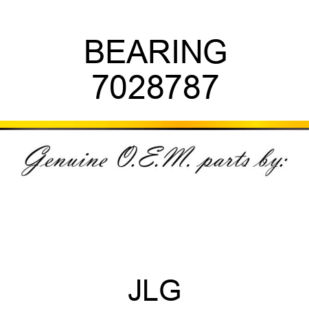 BEARING 7028787