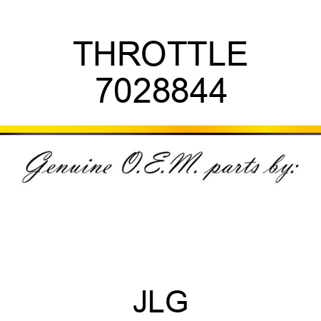 THROTTLE 7028844