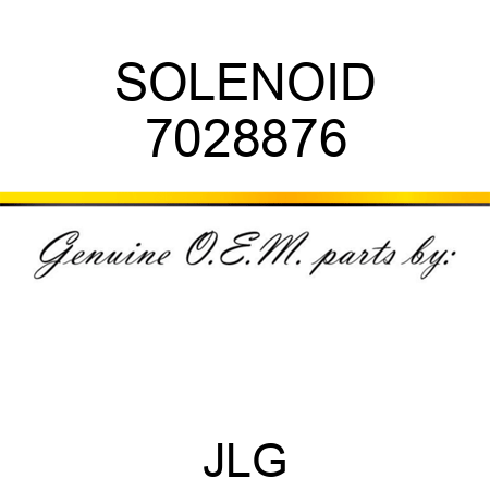 SOLENOID 7028876