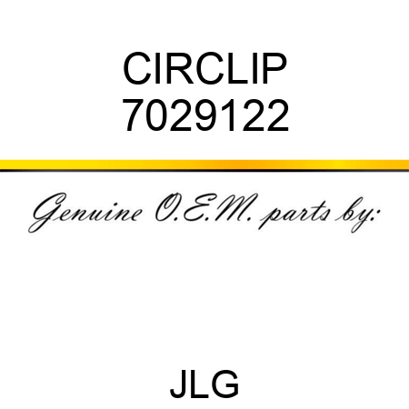 CIRCLIP 7029122