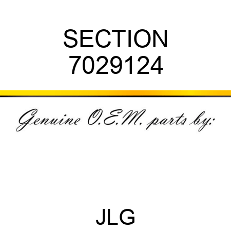 SECTION 7029124