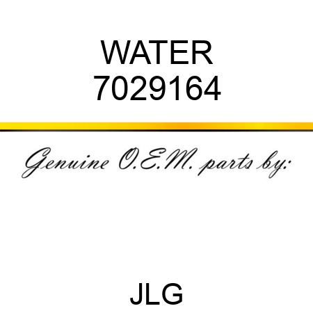 WATER 7029164