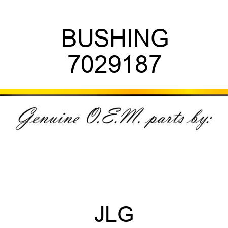 BUSHING 7029187