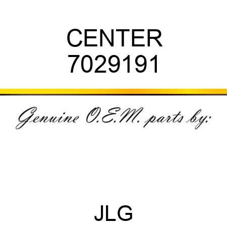 CENTER 7029191
