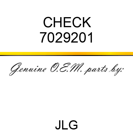 CHECK 7029201