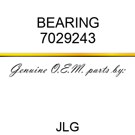 BEARING 7029243