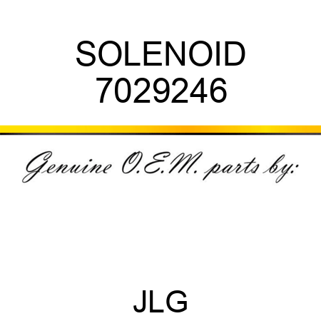 SOLENOID 7029246