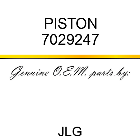 PISTON 7029247