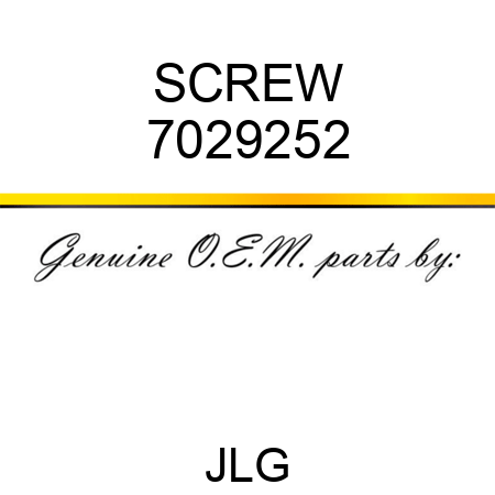SCREW 7029252