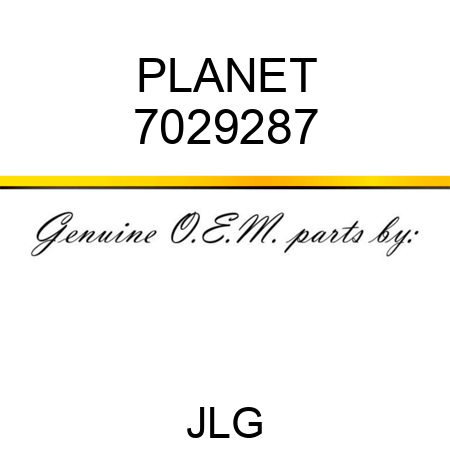 PLANET 7029287