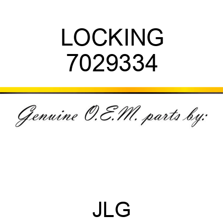 LOCKING 7029334