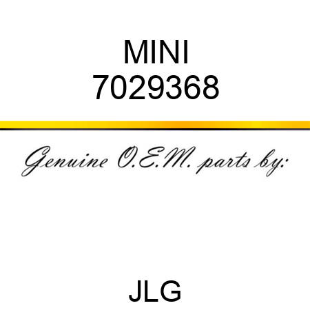 MINI 7029368