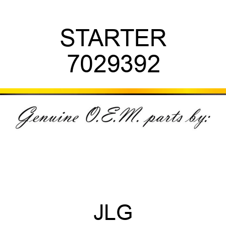 STARTER 7029392