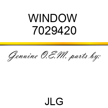 WINDOW  7029420