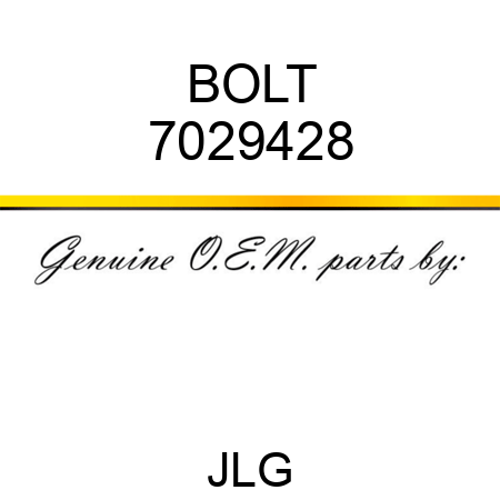 BOLT 7029428