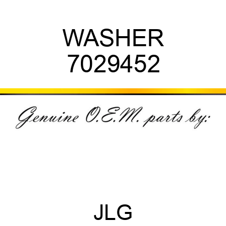 WASHER 7029452