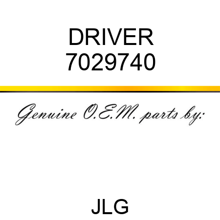 DRIVER 7029740