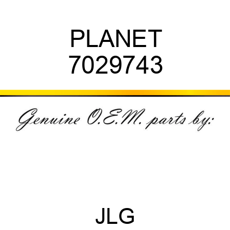 PLANET 7029743