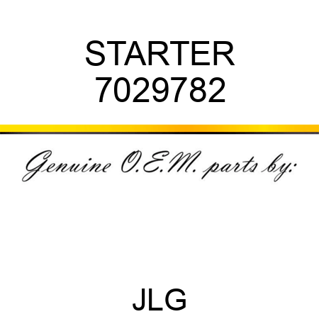 STARTER 7029782