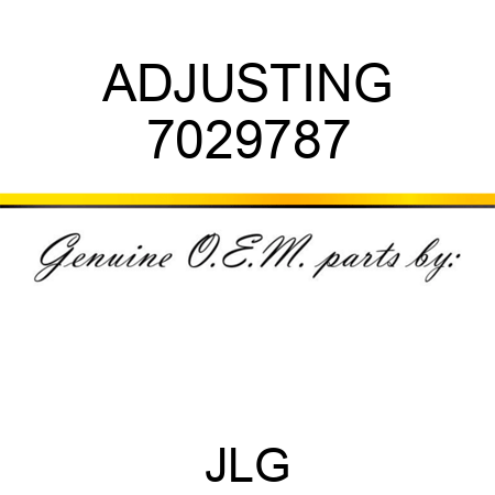 ADJUSTING 7029787
