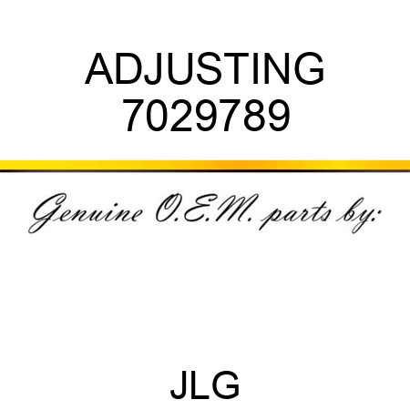 ADJUSTING 7029789