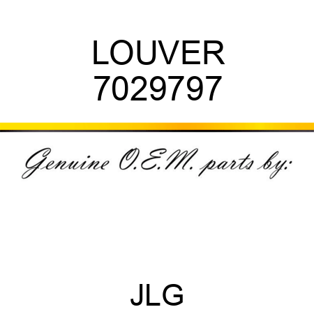 LOUVER 7029797