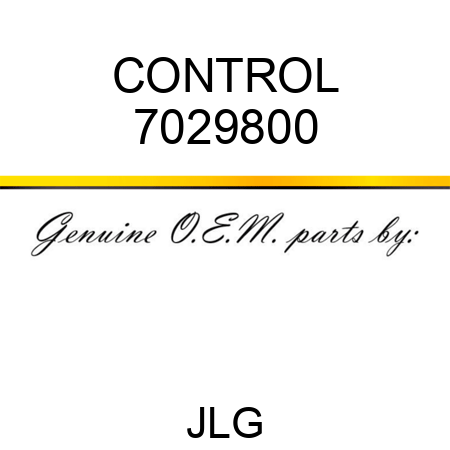 CONTROL 7029800