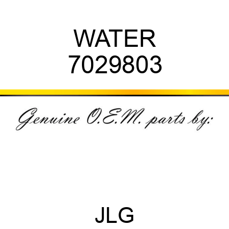 WATER 7029803