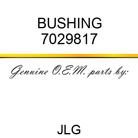 BUSHING 7029817