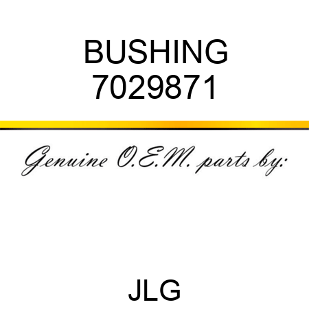 BUSHING 7029871