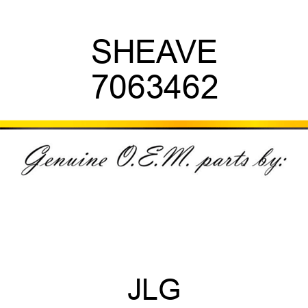 SHEAVE 7063462
