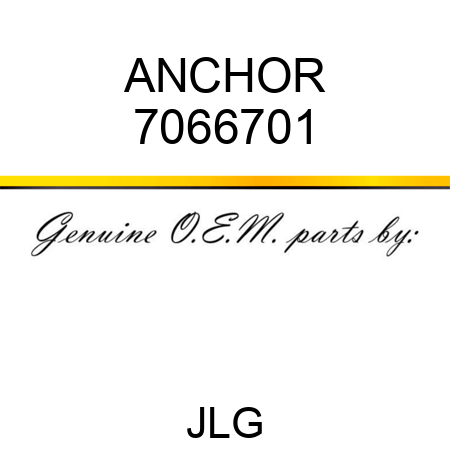 ANCHOR 7066701