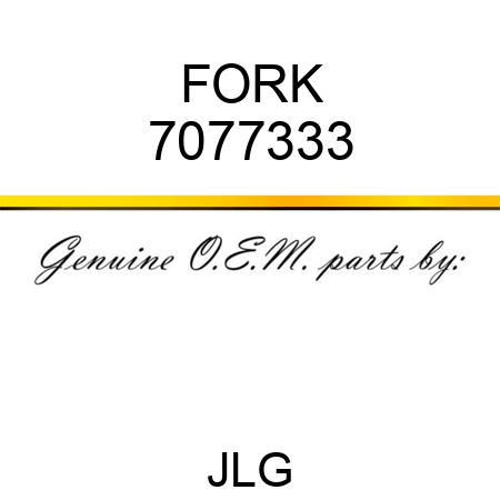 FORK 7077333