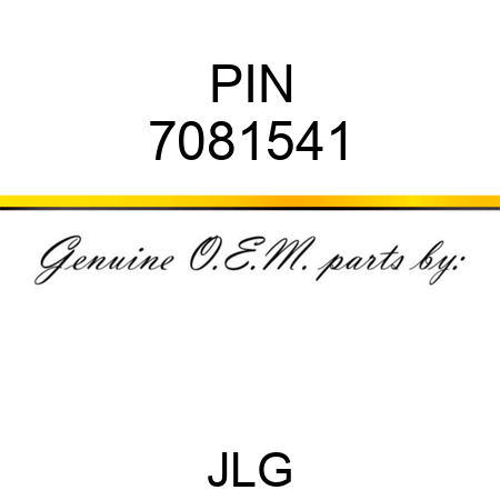 PIN 7081541