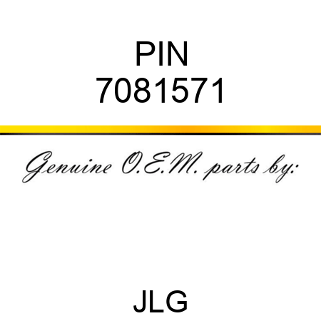 PIN 7081571