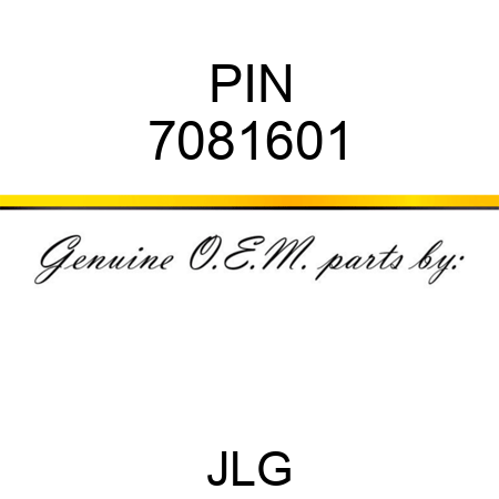 PIN 7081601