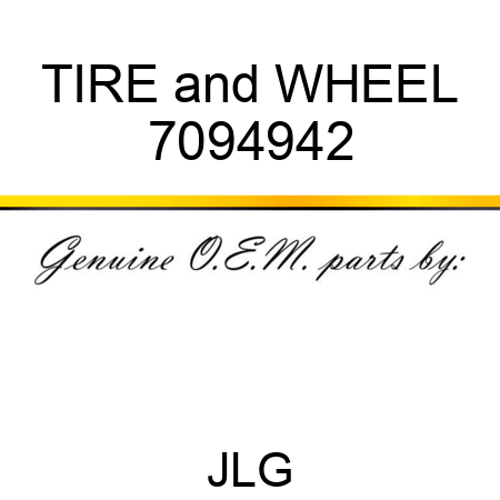 TIRE&WHEEL 7094942