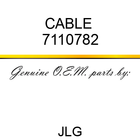 CABLE  7110782