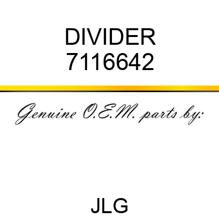 DIVIDER 7116642